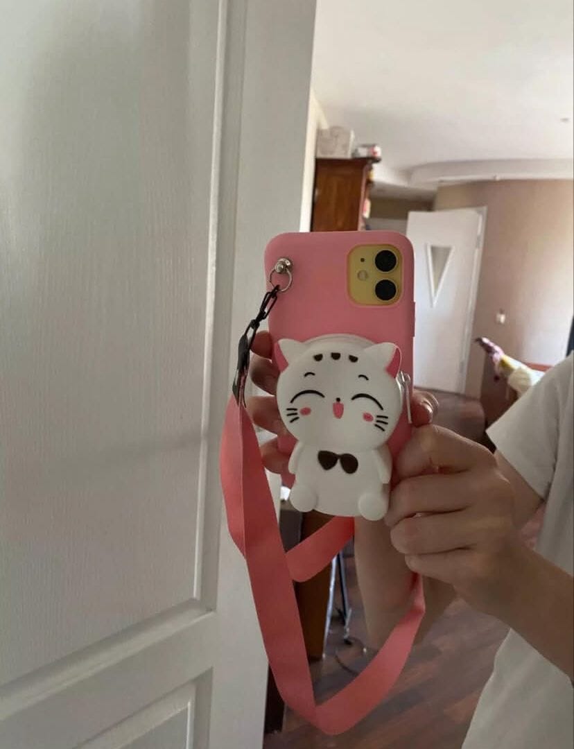 Cat pocket case customise case Mobile Online 