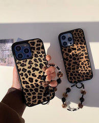 Cheetah case with charm