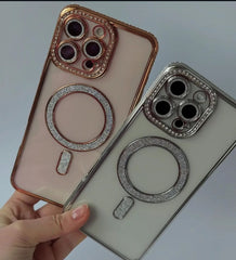 Diamond case Gold And Silver Iphone case Mobile Online 