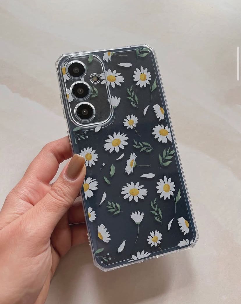 Transparent sunflower case
