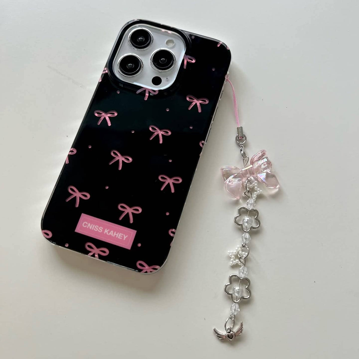 Bow case with charm customise case Mobile Online 