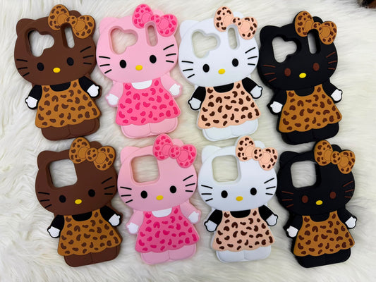 Cute 3D Kitty Bow Case