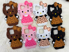 Cute 3D Kitty Bow Case